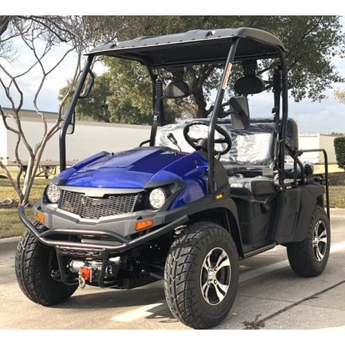 400cc GVX Gas Golf Cart UTV 4×4 With Rear Flip Seat Street Legal Light Package All Wheel Drive image 0