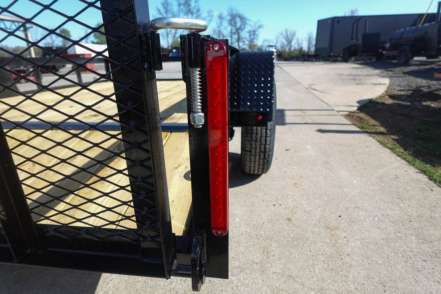 6′ 4″ x 10 Utility Trailer Dovetail Powder Coated With Gate 3,500lb Axle image 12