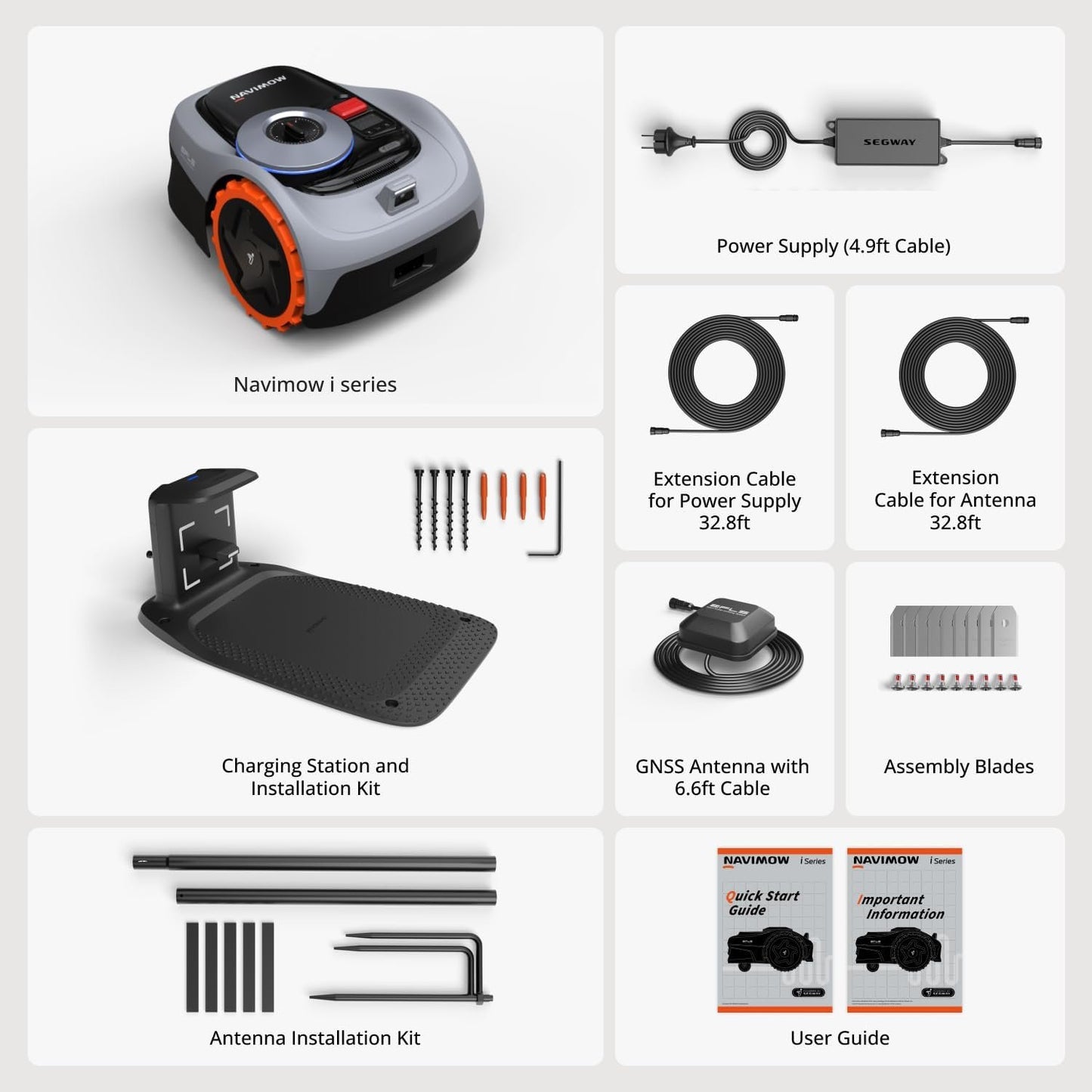 Segway Navimow i105N Robot Lawn Mower, AI Mapping, Perimeter Wire-Free, App Control image 13