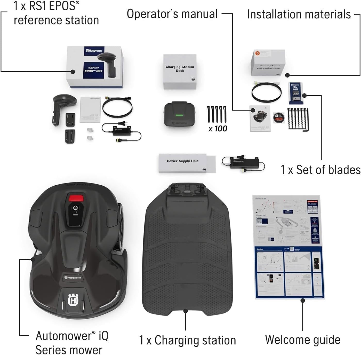 Husqvarna 440iQ Robotic Lawn Mower, 2 Acre, Wire-Free, Charging Station image 37