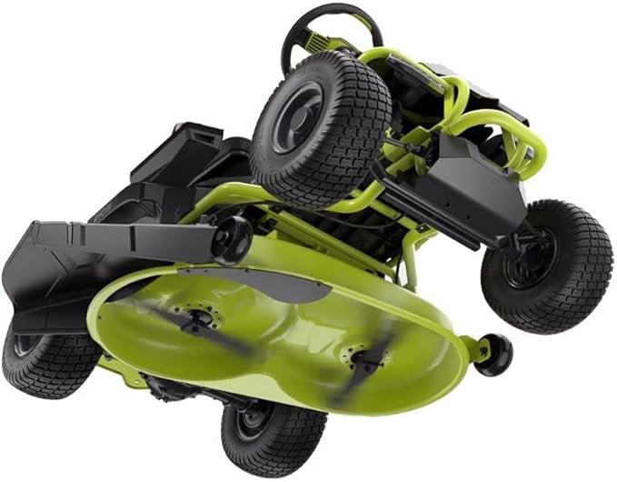 Ryobi 38 inches 100 Ah Battery Electric Rear Engine Riding Lawn Mower Model#: RY48111 image 3