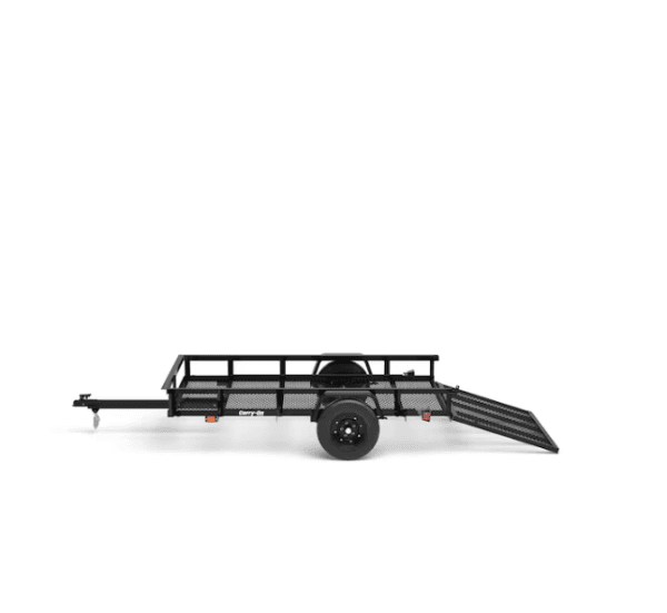 Carry-On Trailer 5-ft x 8-ft Steel Mesh Utility Trailer with Ramp Gate image 3
