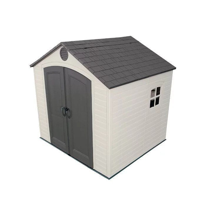 8 ft. W x 7 ft. 4 in. D Plastic Storage Shed image 0