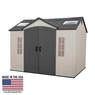 LIFETIME 10 FT. X 8 FT. OUTDOOR STORAGE SHED INSTALLATION INCLUDED image 0