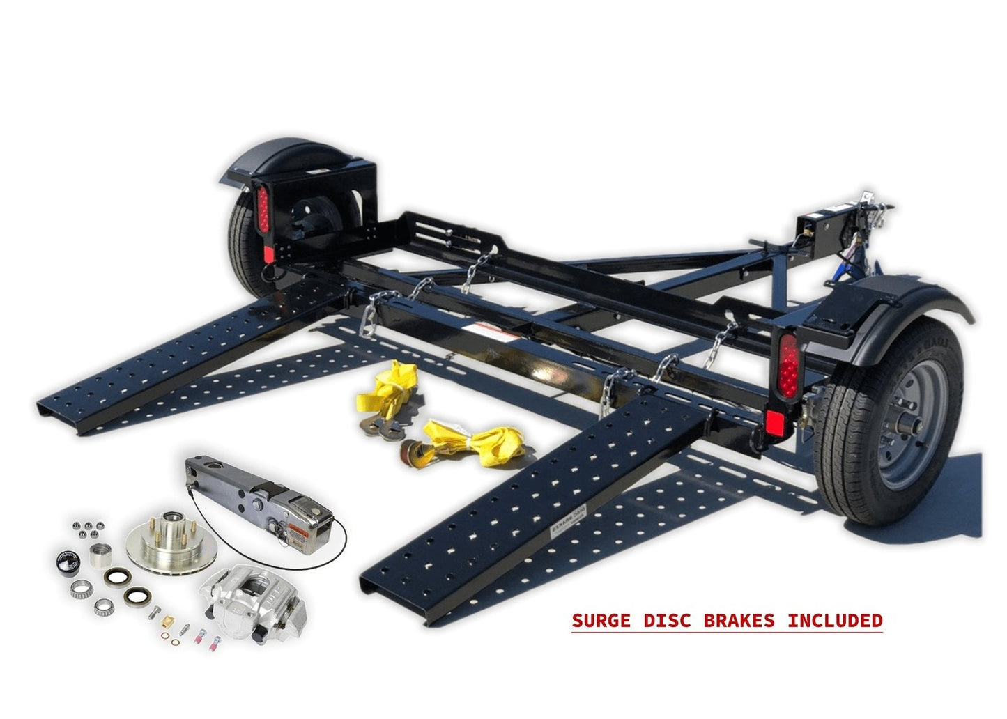Stand Up Tow Dolly With Surge Disc Brakes image 2