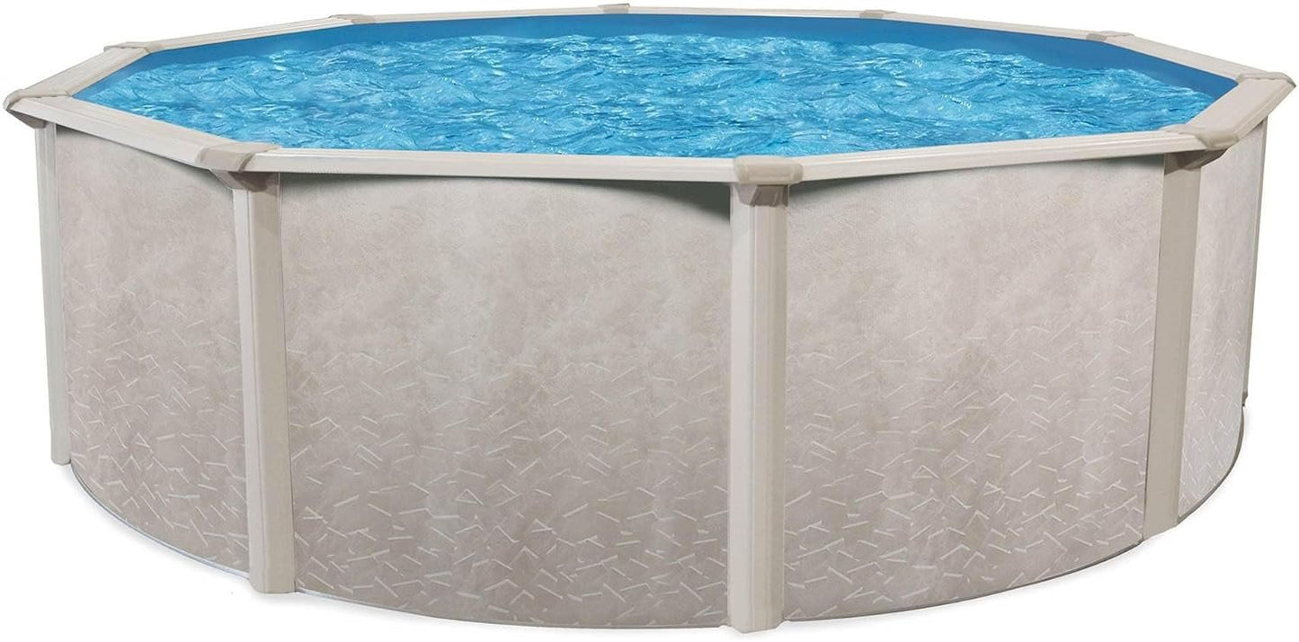 Aquarian 21ft x 52in Round Steel-Frame Above Ground Swimming Pool – Phoenix Series, DIY Outdoor Backyard Pool image 7
