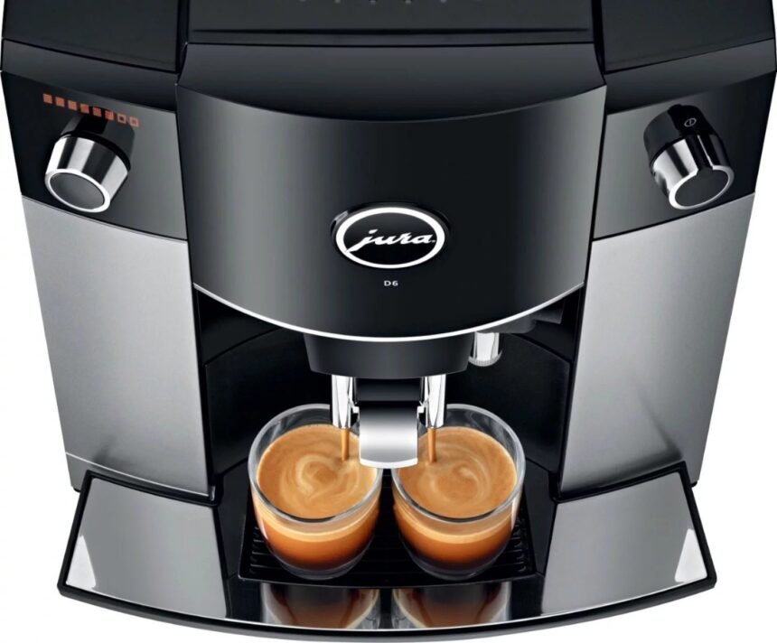 Jura D6 Automatic Coffeemaker and Espresso Machine Platinum image 3