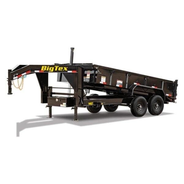 Big Tex Heavy Duty Telescopic Gooseneck Dump Trailer | 14GT image 0