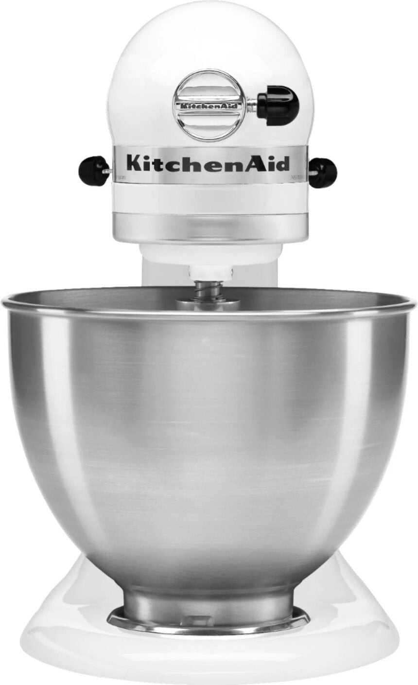 KitchenAid – Classic Series 4.5 Quart Tilt-Head Stand Mixer – White image 2