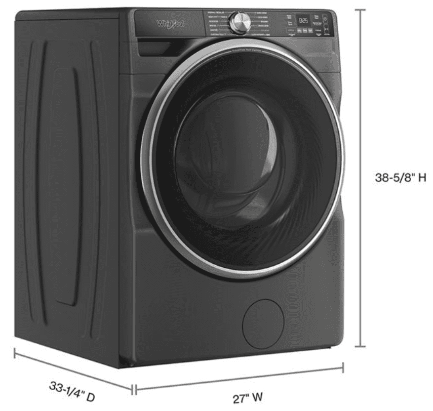 Whirlpool WFW6720RU 27-Inch 5.0 cu. ft. Smart Front Load Washer, White image 6