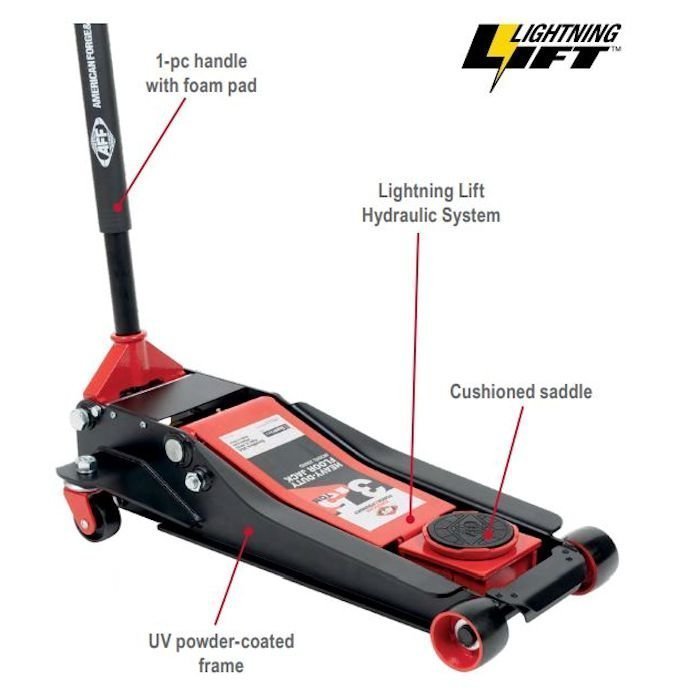 AFF 3.5 Ton Lightning Lift Floor Jack with One-Piece Handle image 10