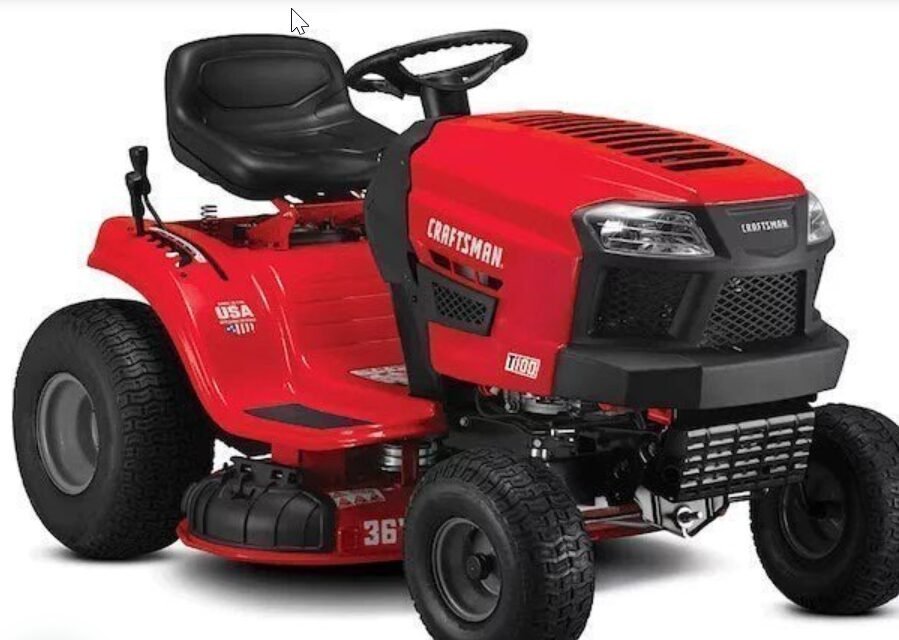 CRAFTSMAN T100 36″ 11.5-HP Riding Lawn Mower image 8