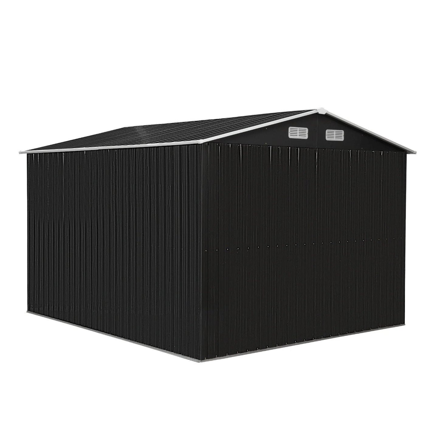 8′ x 10′ Tool Storage Shed Charcoal Black image 4