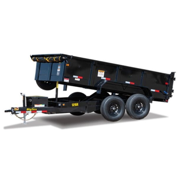 Big Tex Pro Series Tandem Axle Single Ram Dump Trailer | 12SR-12XLBK6SIR image 0