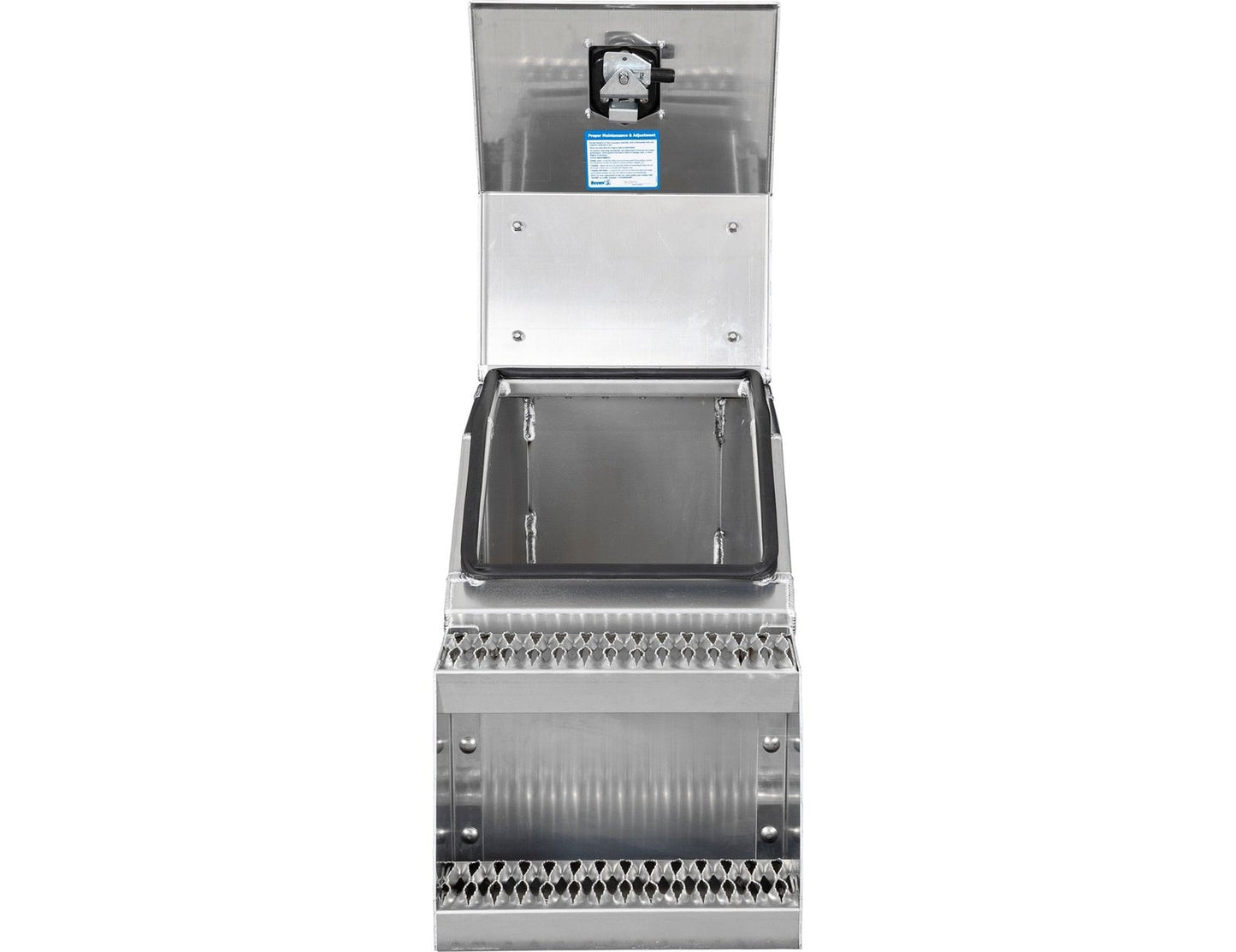 Buyers Products 28-in x 24-in x 19-in Smooth Aluminum Step Box Truck Tool Box 1705285 image 8