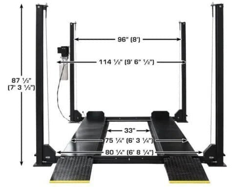 Atlas Apex 8 8,000 lb 4-Post Lift Car image 0