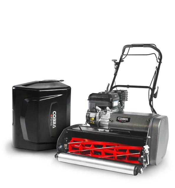 COBRA FORTIS25B 25″ PETROL CYLINDER LAWNMOWER image 0