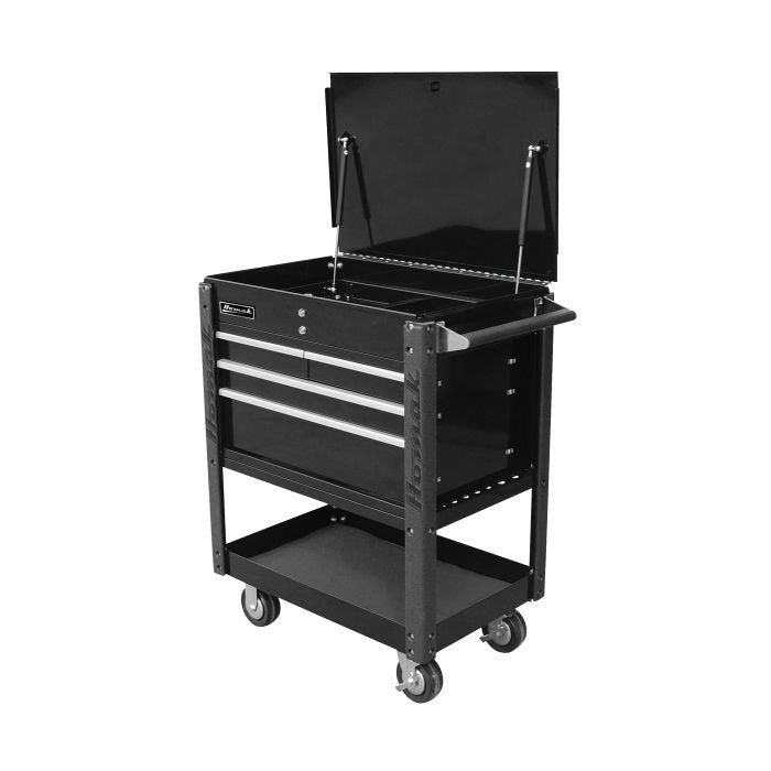Homak Pro Series 35″ 4 Drawer Flip Top Service Cart image 0