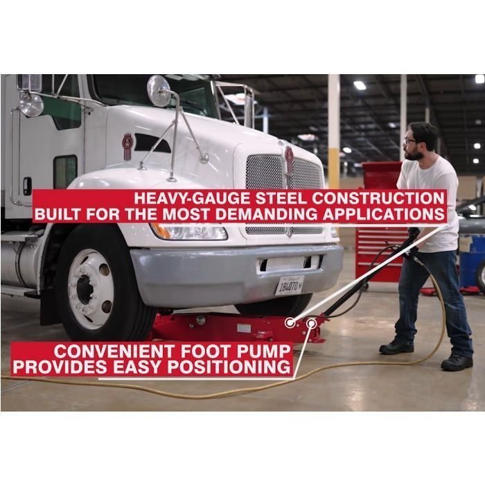 AFF 10-Ton Long Chassis Air Assist Service Jack image 2