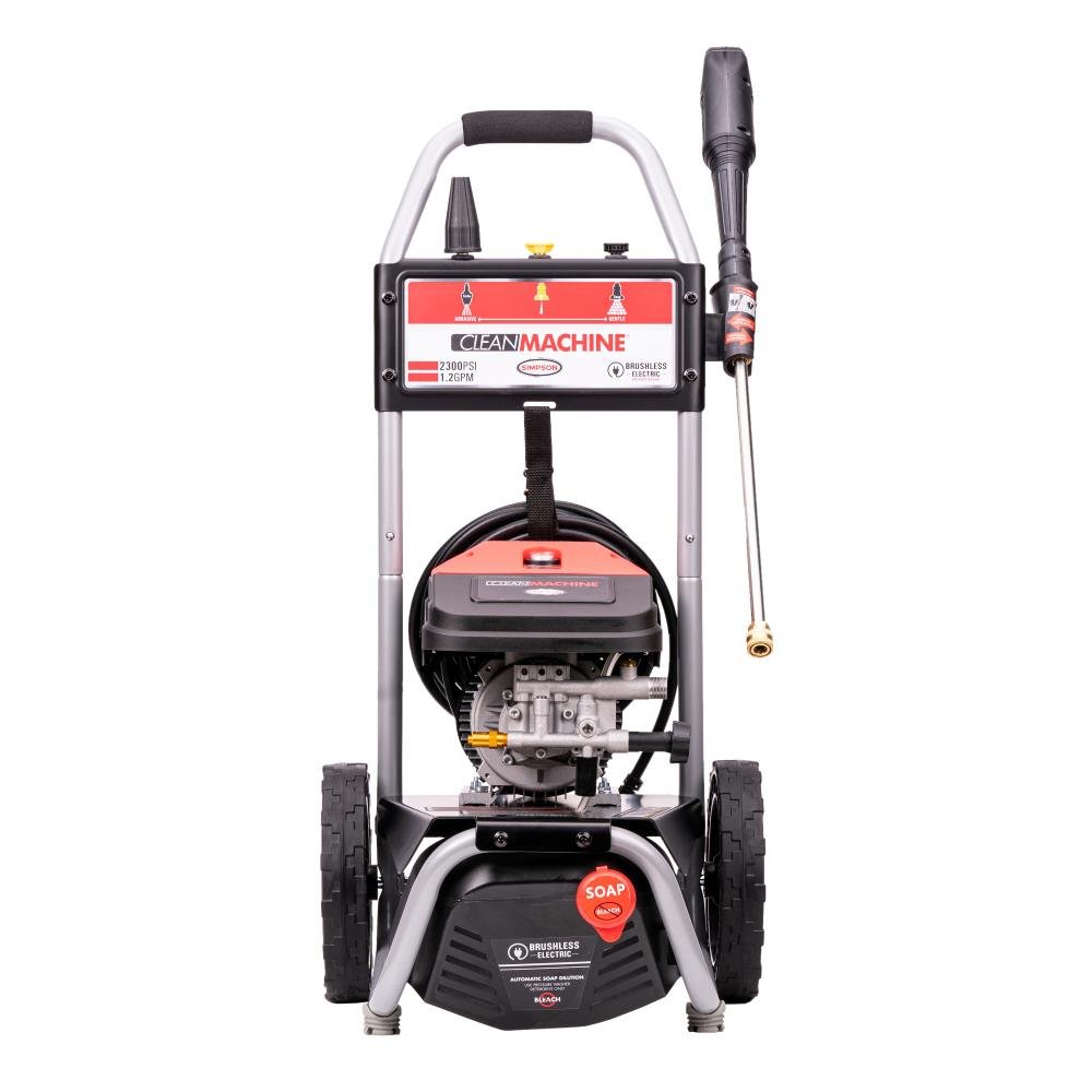 SIMPSON 1.2-GPM Clean Machine 2300 PSI 1.2-GPM Cold Water Electric Pressure Washer with 3 Spray Tips (Battery Included) CM60976 image 4