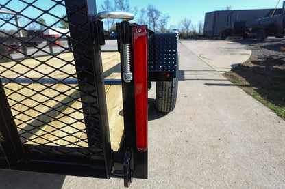 6′ 4″ x 10 Utility Trailer Dovetail Powder Coated With Gate 3,500lb Axle image 12