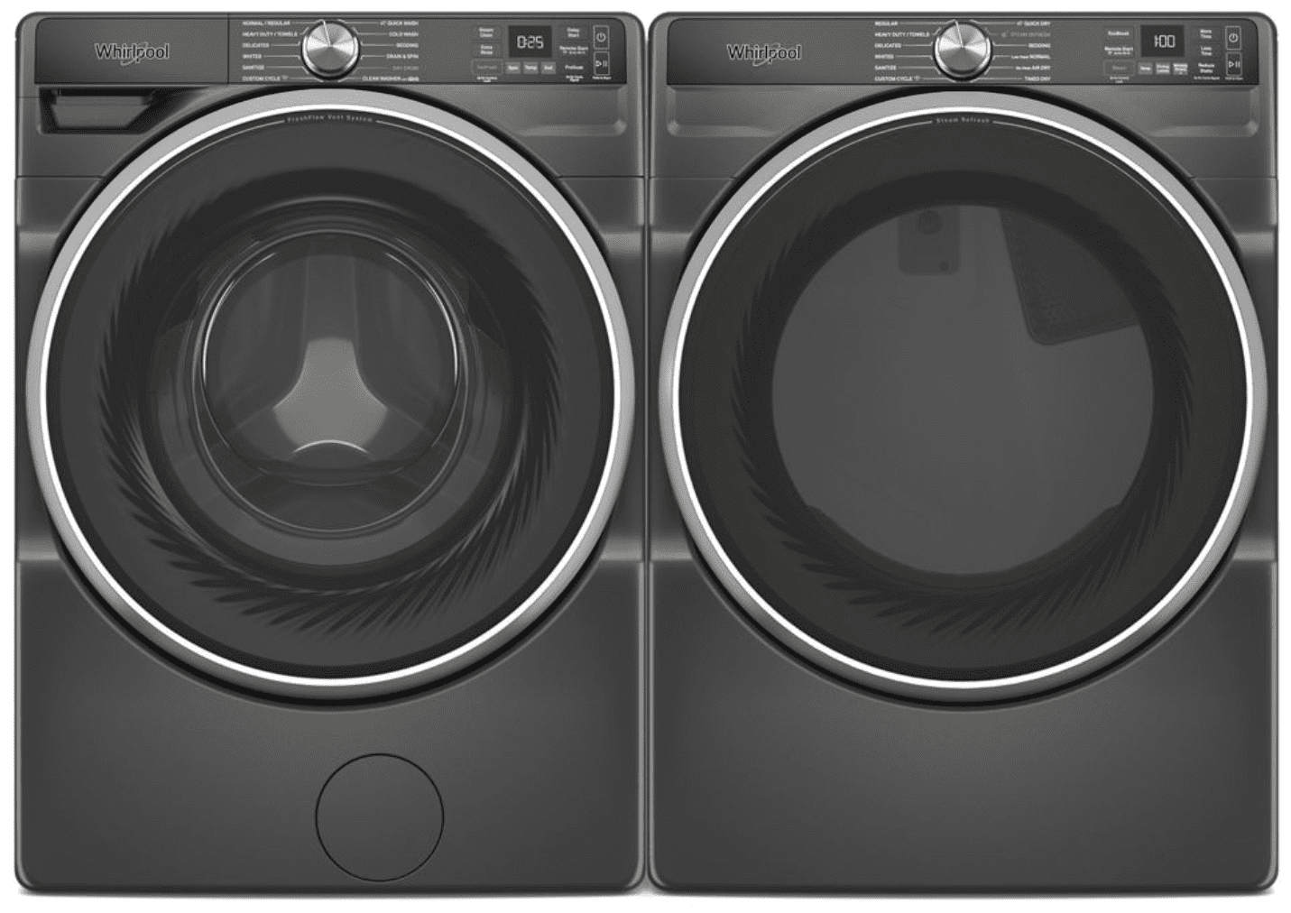 Whirlpool WFW6720RU 27-Inch 5.0 cu. ft. Smart Front Load Washer, White image 3