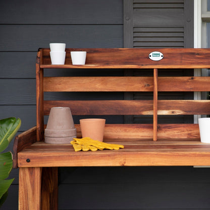 Potting Table/Bench/Serving Bar – Acacia Wood image 4