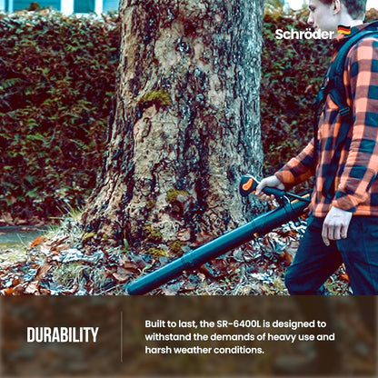 Schröder SR-6400L Backpack Gas Leaf Blower, 3.7 HP Engine image 4