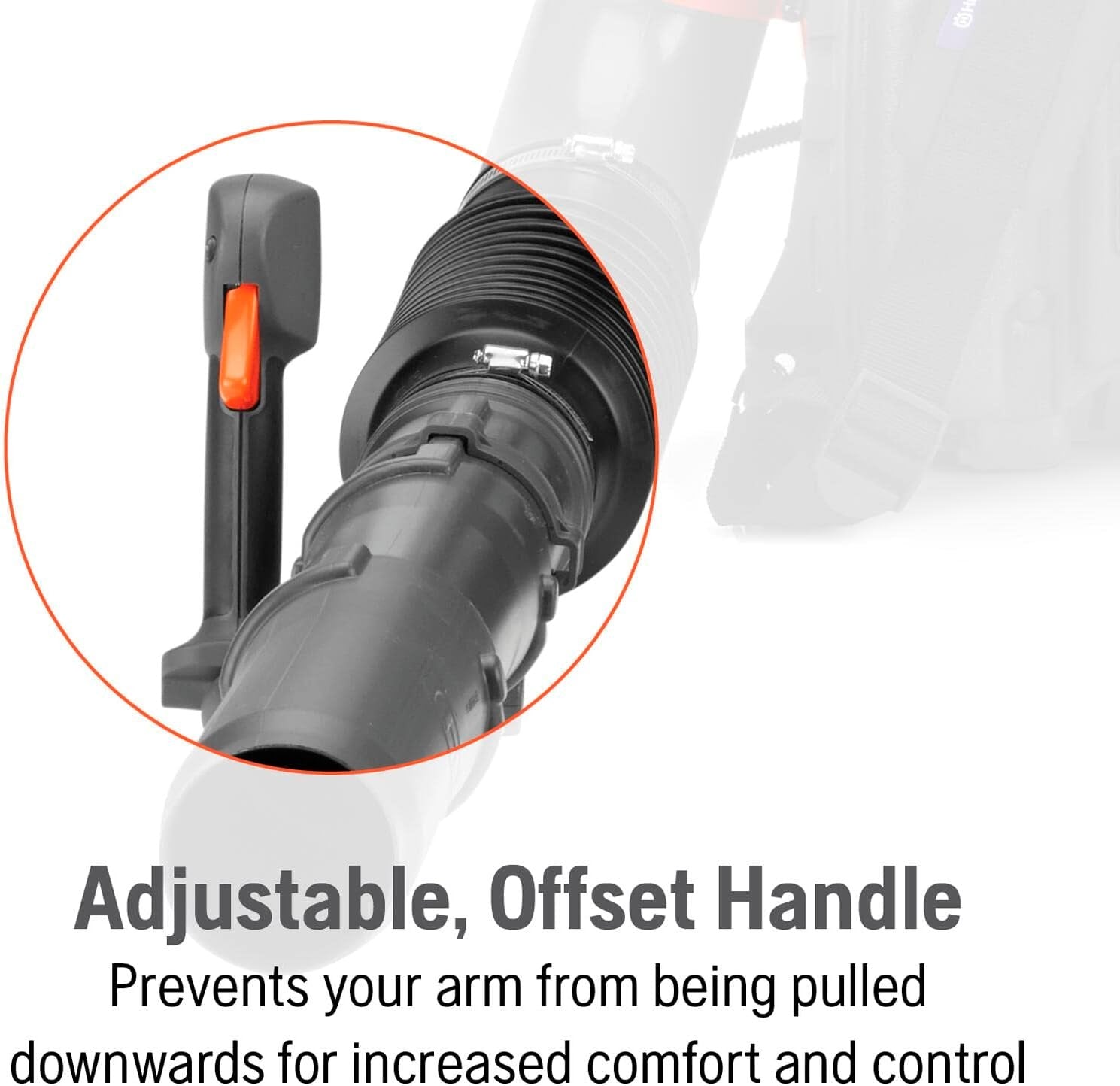 Husqvarna 350BT Gas Backpack Leaf Blower 50.2cc, 692 CFM, 180 MPH image 4