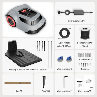 Redkey MGC1000 Robot Lawn Mower for 0.25 Acre with Auto Recharge image 8