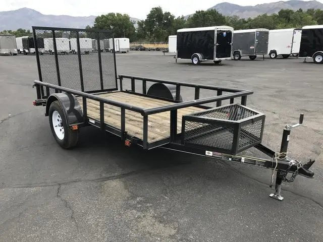 5.5 X 10 Carry-On Utility Pipe Top w/ Mesh Tongue Box Trailer image 4