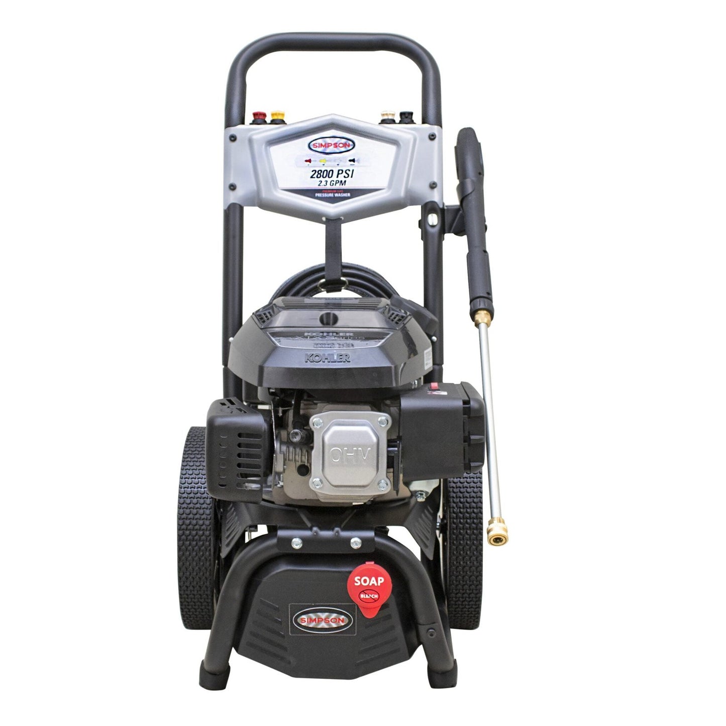 Simpson MegaShot MS61114 2800 PSI Gas Pressure Washer with Kohler XTX675 Engine image 1