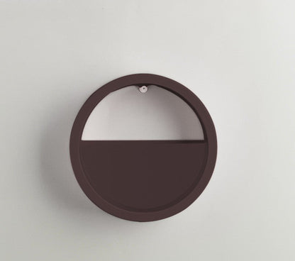 Round Iron Wall Vase Hanging Planter for Flowers and Succulents – Decorative Wall Art Flower Pot image 7