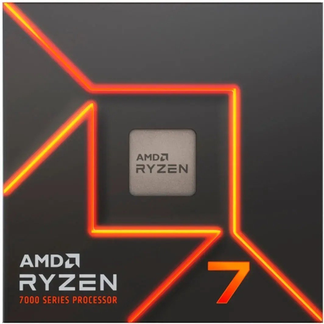 AMD – Ryzen 7 7700X 8-core – 16-Thread 4.5GHz (5.4 GHz Max Boost) Socket AM5 Desktop Processor – Silver image 4