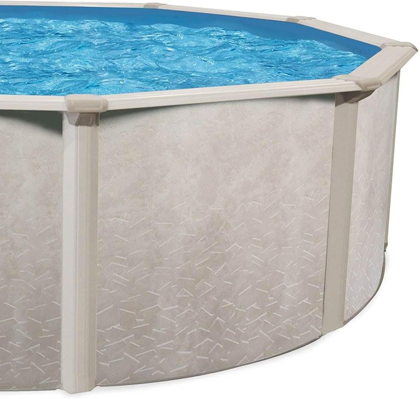 Aquarian 21ft x 52in Round Steel-Frame Above Ground Swimming Pool – Phoenix Series, DIY Outdoor Backyard Pool image 4