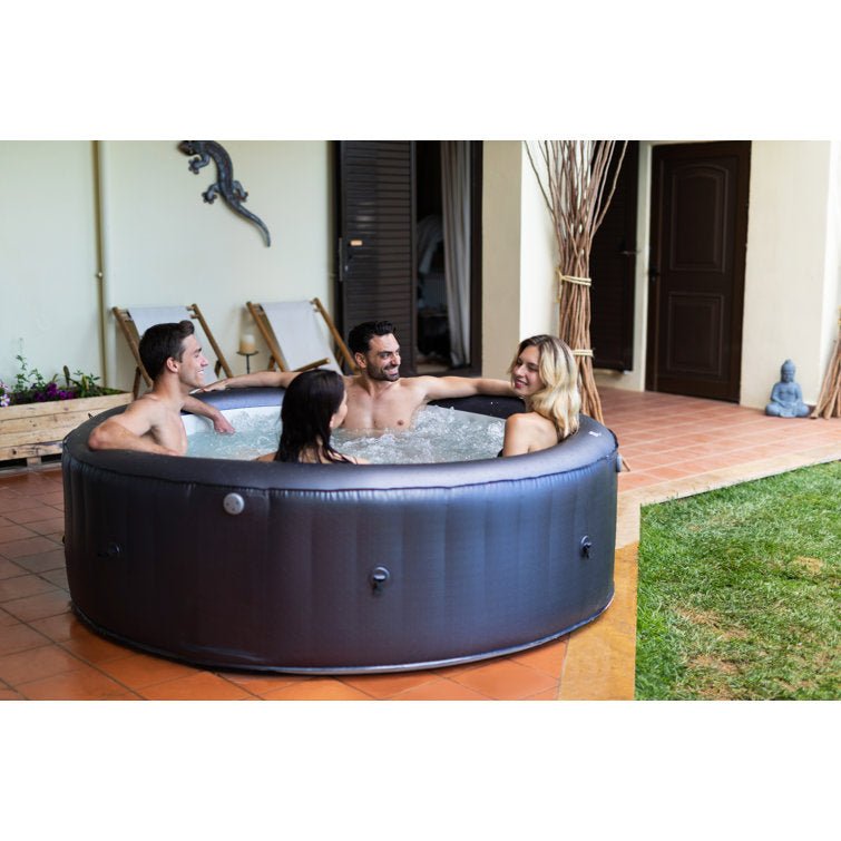 Mspa, Carlton, Muse Series, Self-Inflatable Hot Tub & Spa, Hydromessage Jets & Air Bubble System, Round – 4 Persons image 17