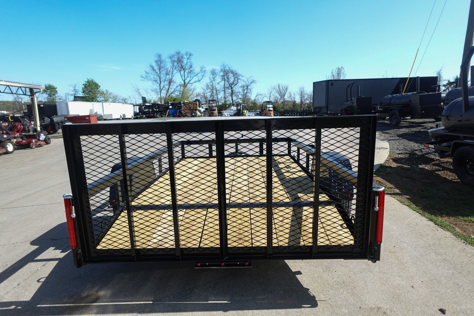 6′ 4″ x 10 Utility Trailer Dovetail Powder Coated With Gate 3,500lb Axle image 7