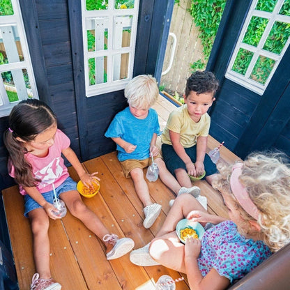 Backyard Discovery Skyfort III Cedar Swing Set w/ Tube Slide – DIY image 12