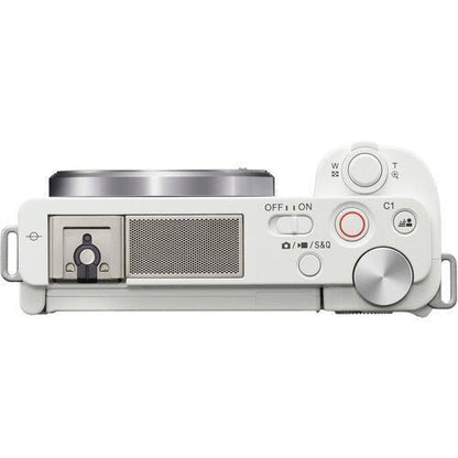 ZV-E10 Mirrorless Camera Body White (ILCZV-E10) image 1