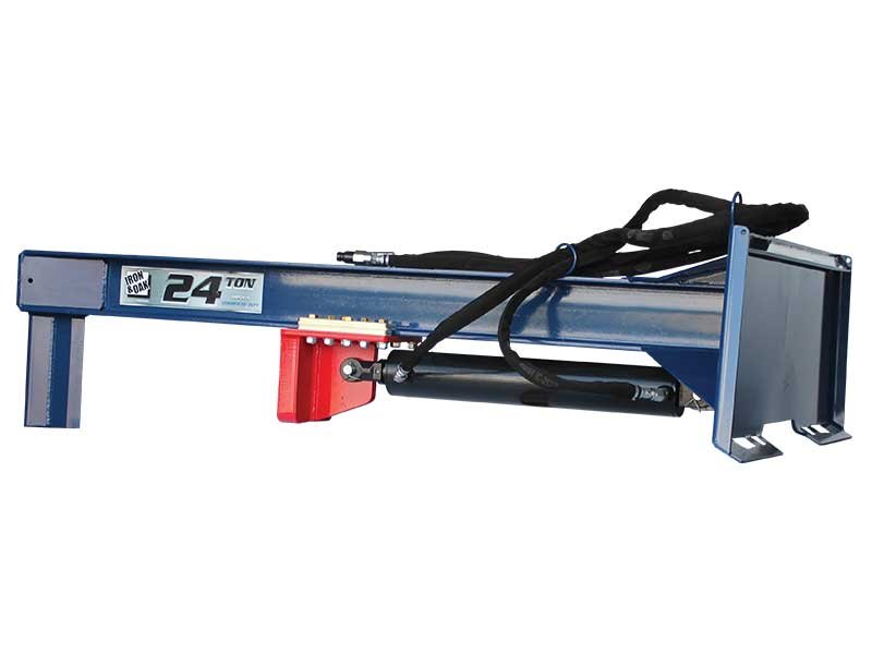 24 Ton Iron & Oak Upside Down Skid Steer Log Splitter Attachment (SMH2419) image 7