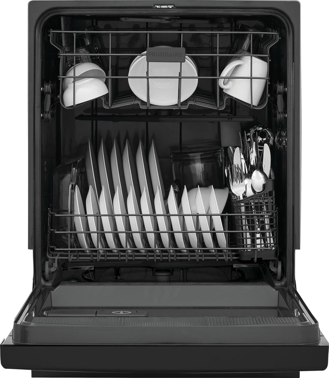 Frigidaire 24″ Built-In Dishwasher, Front Control, Black image 1
