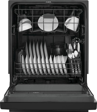 Frigidaire 24″ Built-In Dishwasher, Front Control, Black image 1