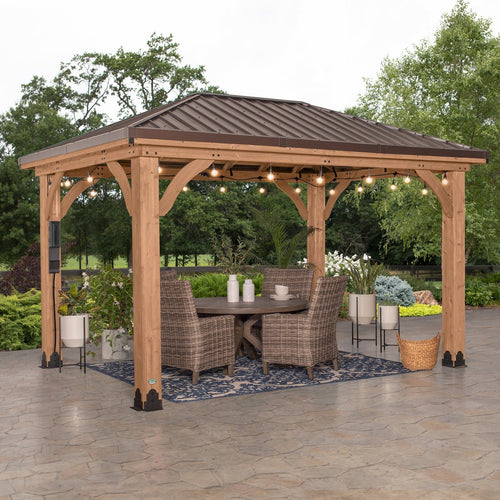 Cordova 14×10 Outdoor Gazebo with Steel Frame and Weather-Resistant Canopy image 0