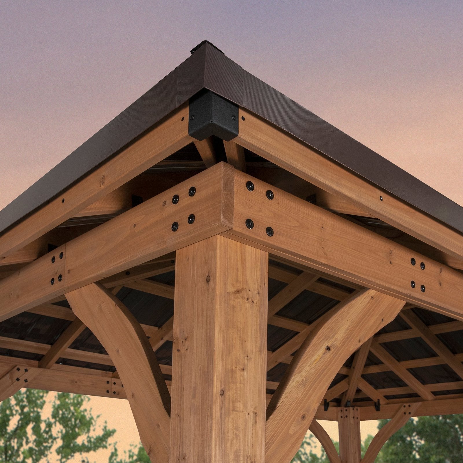 Cordova 14×10 Outdoor Gazebo with Steel Frame and Weather-Resistant Canopy image 7