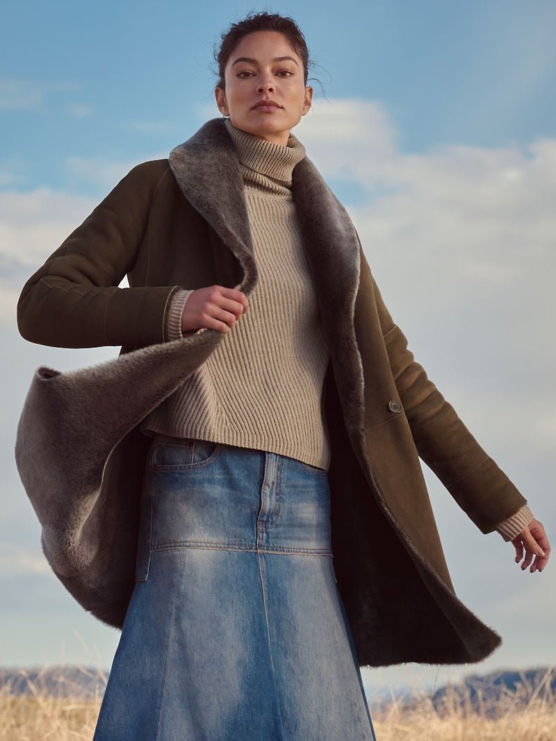 Nicole Sheepskin Coat image 4