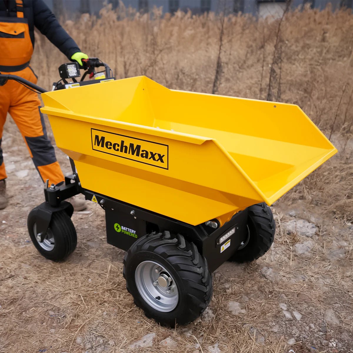 MechMaxx 1100 lb Electric Mini Dumper, 48V 1000W Brushless Motor – Model E50 image 2