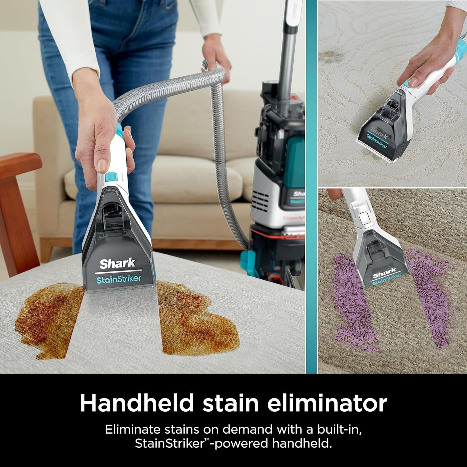 Shark CarpetXpert Carpet & Upholstery Cleaner with StainStriker, EX201 image 32