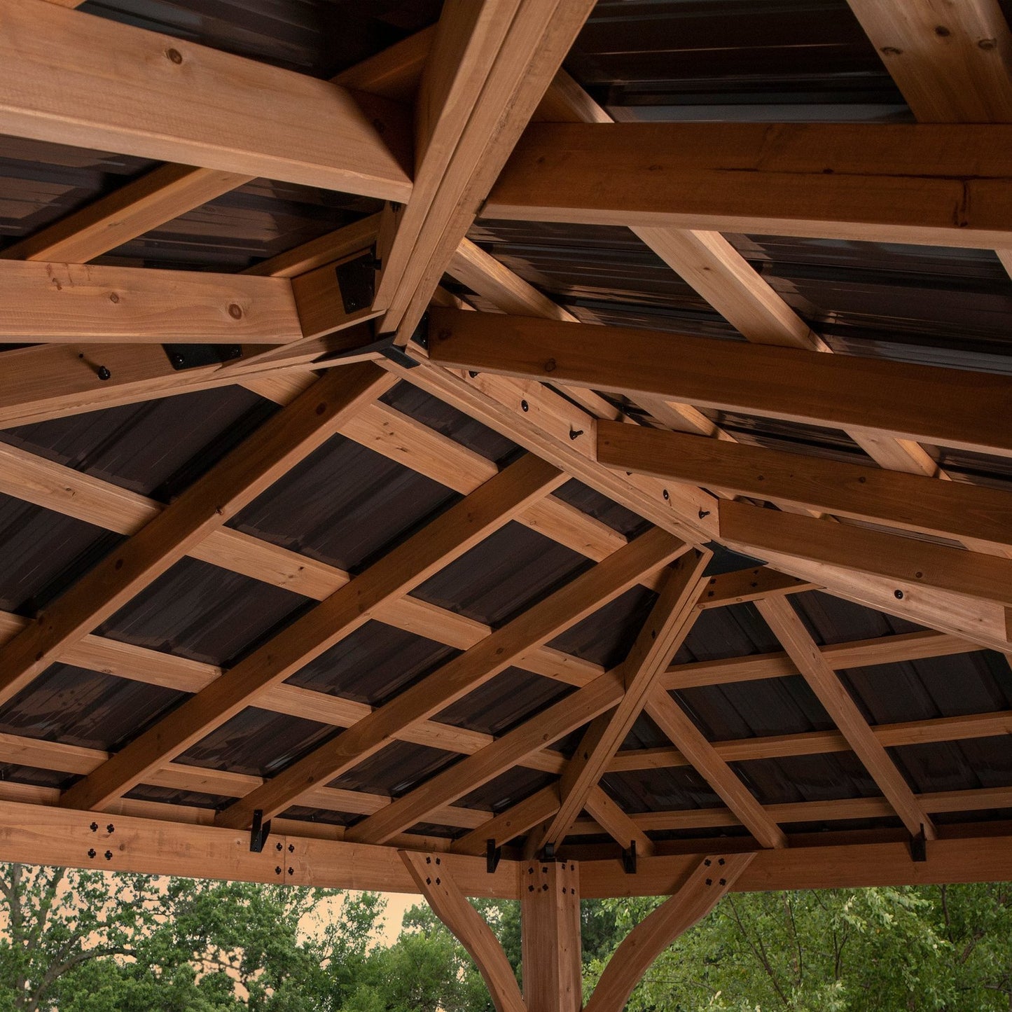 Cordova 14×10 Outdoor Gazebo with Steel Frame and Weather-Resistant Canopy image 5