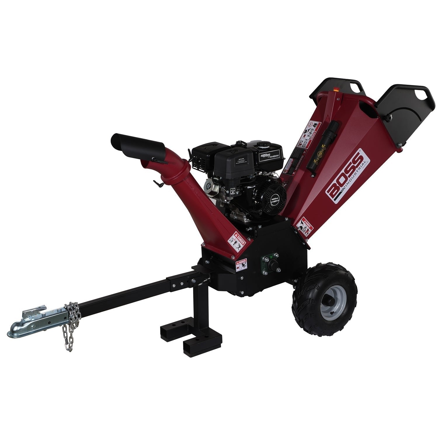 Boss Industrial 6″ 14 HP Chipper Shredder with Electric Starter – CGR60 image 3