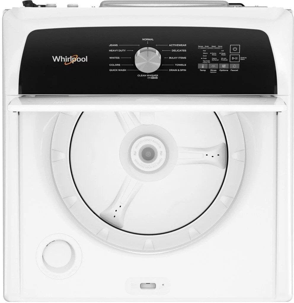 Whirlpool 4.5 Cu. Ft. High-Efficiency Top Load Washer with Built-In Faucet – White image 11